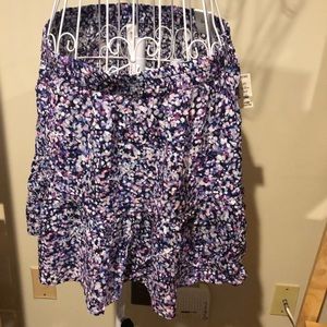 NWT Aeropostale Floral Mini Skirt XL